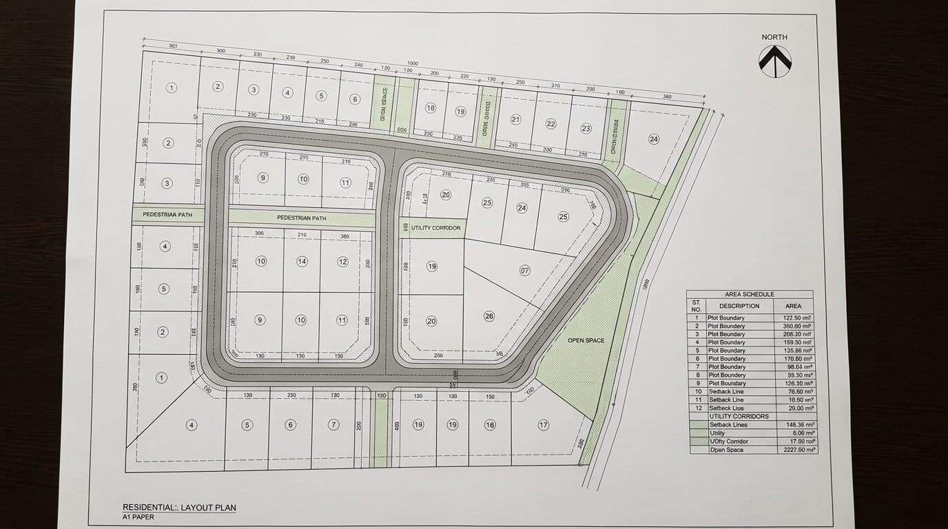 Plot Layout Drawing