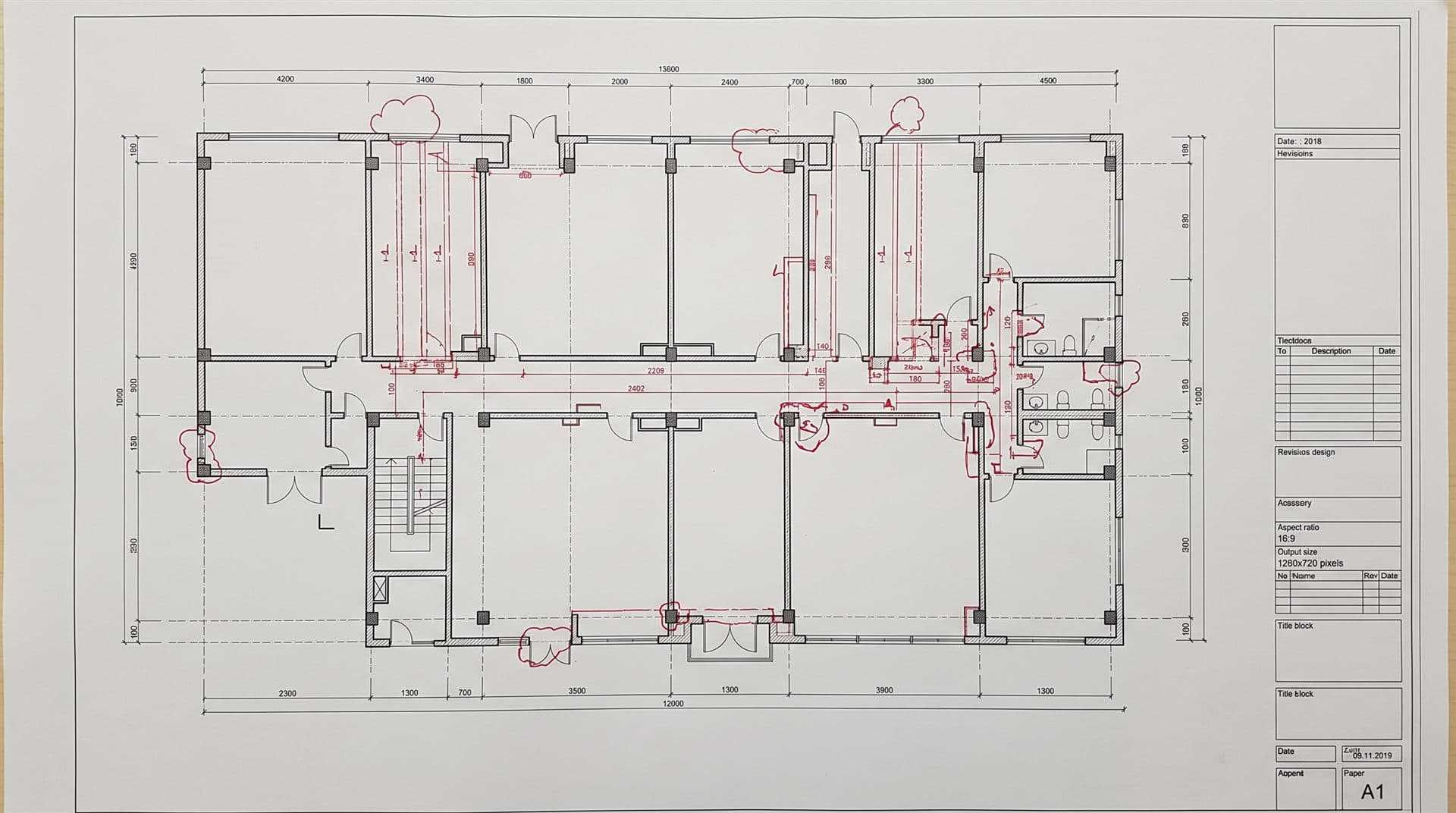 As-Built Drawing (2D)