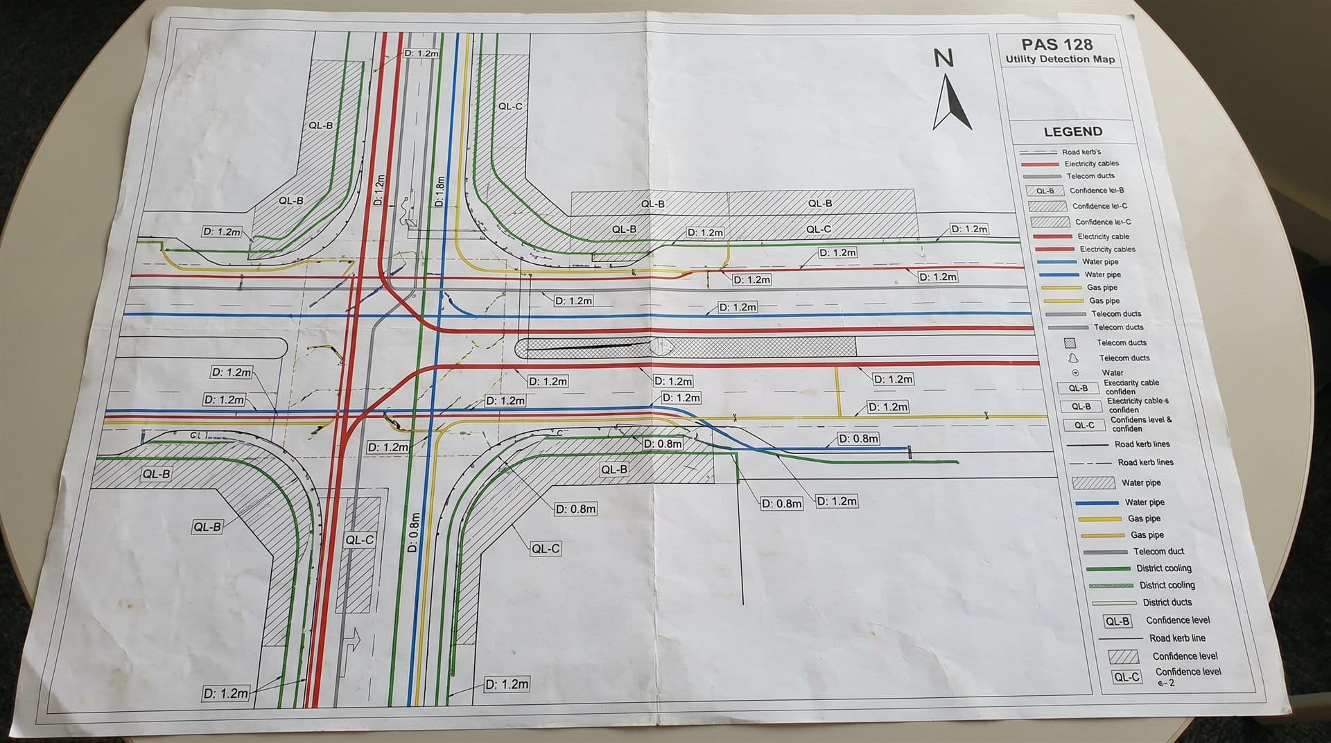 Utility Map (PAS 128)